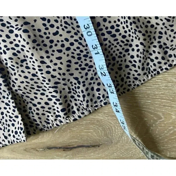 Mod Ref Cheetah Black & Brown Animal Print w/ lining A-line dress Size S Small - Picture 8 of 13